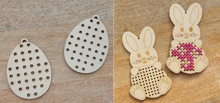 Dřevěné vyšívací předlohy